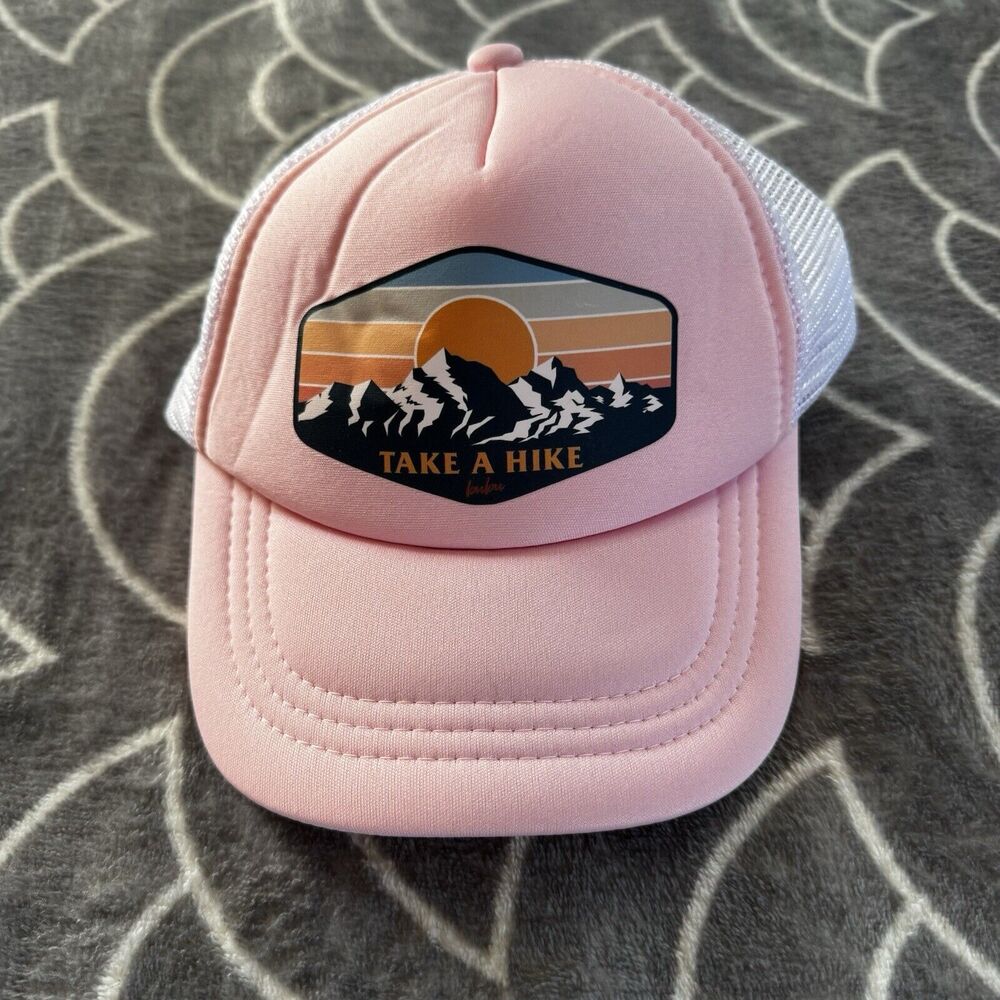 Bubu Take a Hike Mesh Style Hiking Snapback Trail Pink Trucker Hat